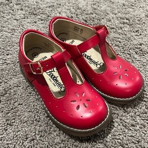 Footmates Red Patent Leather Toddler Girl Shoes